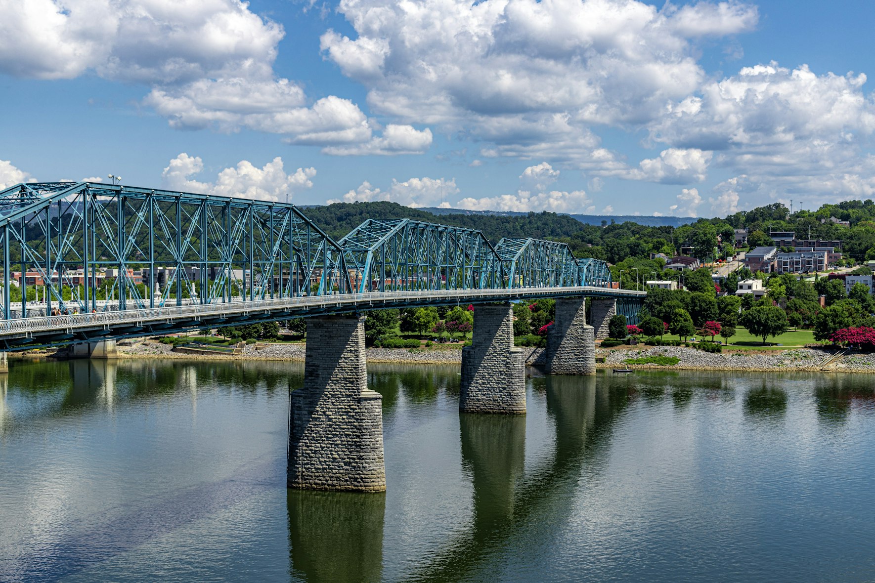 Walnut Street Bridge, downtown Chattanooga